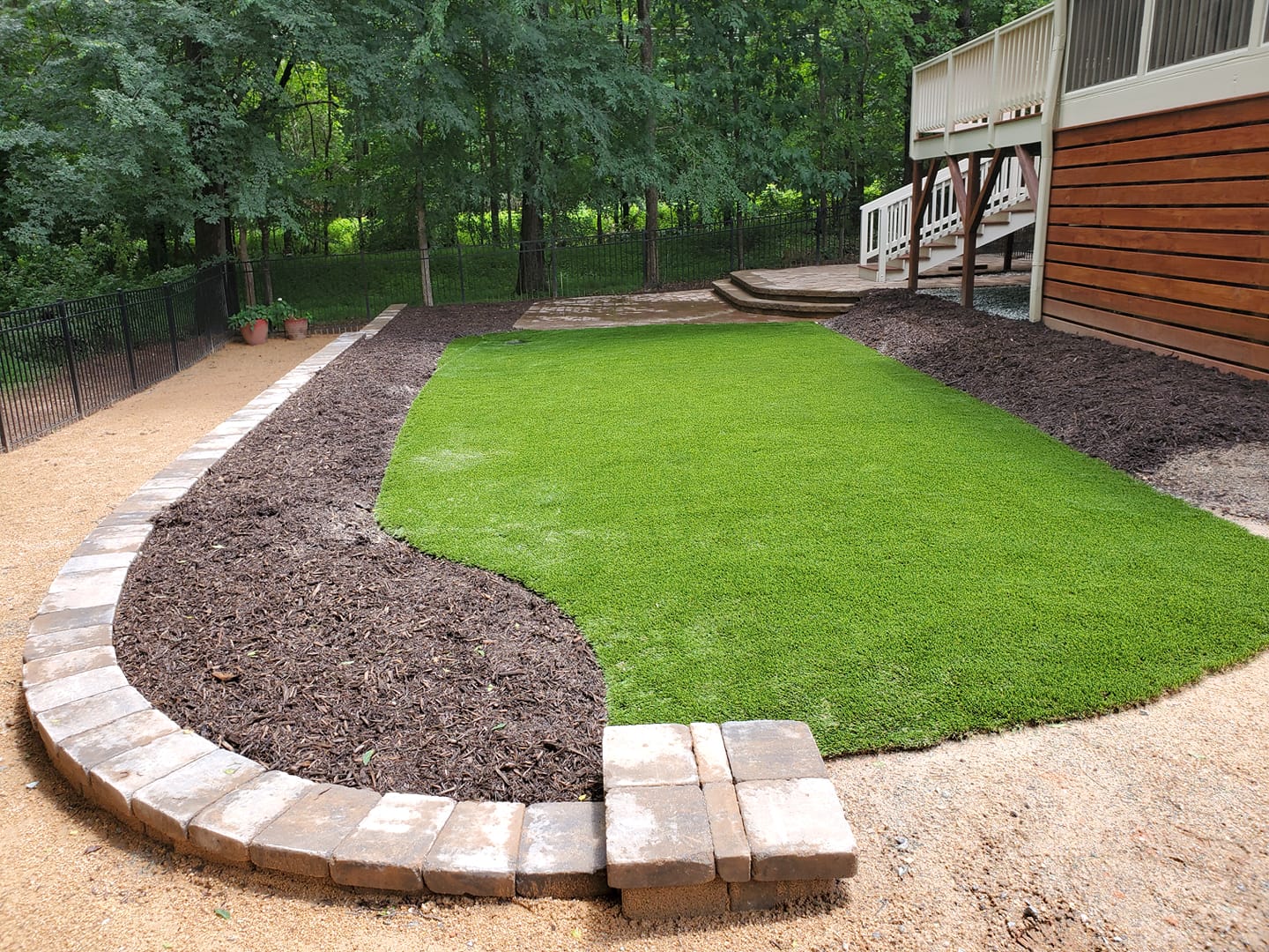 Patio and Artificial Turf